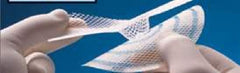 Hernia Repair Mesh Ultrapro Hernia System Partially Absorbable Polypropylene / Poliglecaprone-25 4 X 4 Inch Large Style Undyed with Blue Striping Sterile