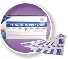 Dukal Tongue Depressor Dukal™ 6 Inch Length Wood - M-562303-3475 - Box of 100