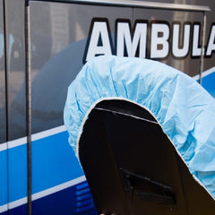 Graham Medical Products Stretcher Sheet Snug-Fit® Fitted 30 X 84 Inch Blue Polyethylene Disposable