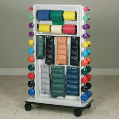 Mobile Ankle/Wrist Weight - Dumbbell & Band Rack