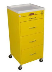 Harloff Isolation Cart Mini-Line Steel 38.5 X 18 X 18 Inch Yellow One - 3 Inch, Three - 9 Inch