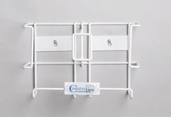 Dukal Glove Box Holder Countertips™ Horizontal or Vertical Mounted 2-Box Capacity White 7-1/2 X 11-3/4 Inch Coated Wire