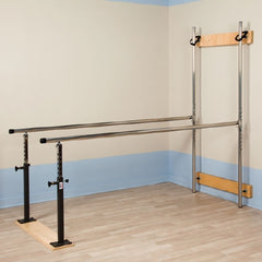Clinton Industries Parallel Bars Stainless Steel Handrail, Folding 7 Foot X 28 X 28 to 42 Inch