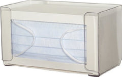 Bowman Manufacturing PPE Dispenser BOWMAN® Wall Mount 1-Box Capacity Clear 4.27 X 4.32 X 7.70 Inch PETG Plastic