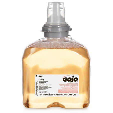 GOJO Antibacterial Soap GOJO® Premium Foaming 1,200 mL Dispenser Refill Bottle Fresh Fruit Scent