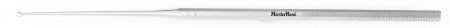 Miltex Ear Curette MeisterHand® Buck 6-1/2 Inch Length Single-ended Handle Size 00 Tip Straight Blunt Fenestrated Round Tip - M-565079-4474 - Each