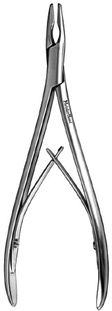 Miltex Rongeur MeisterHand® Lempert Curved, Delicate Double Spring Plier Type Handle 2.5 mm Bite X 6-1/4 Inch Length - M-565116-4894 - Each