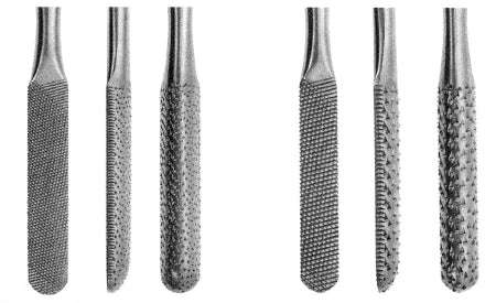 Miltex Rasp MeisterHand® Fomon 8-1/4 Inch Stainless Steel Reusable Curved Coarse Teeth - M-565444-2496 - Each