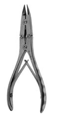 Miltex Bone Splitting Forceps MeisterHand® Ruskin-Kleinert-Kutz 6 Inch Length Surgical Grade German Stainless Steel NonSterile NonLocking Plier Handle with Spring Curved - M-565454-2869 - Each