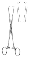 Uterine Tenaculum Forceps MeisterHand® Barrett 7-1/4 Inch Length Surgical Grade German Stainless Steel NonSterile Ratchet Lock Finger Ring Handle Straight 1 X 1 Prongs