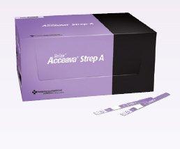 Abbott Rapid Dx North America LLC Rapid Test Kit Acceava® Infectious Disease Immunoassay Strep A Test Throat Swab Sample 50 Tests