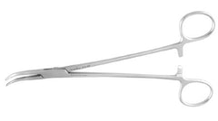 Miltex Tonsil Hemostat Forceps MeisterHand® Sawtell 7-1/2 Inch Length Surgical Grade German Stainless Steel NonSterile Ratchet Lock Finger Ring Handle Full Curved Serrated Tips - M-565572-2396 - Each