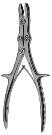 Miltex Rongeur MeisterHand® Stille-Luer Curved Double Spring Plier Type Handle 9 X 15 mm X 8-3/4 Inch Length - M-565602-3624 - Each