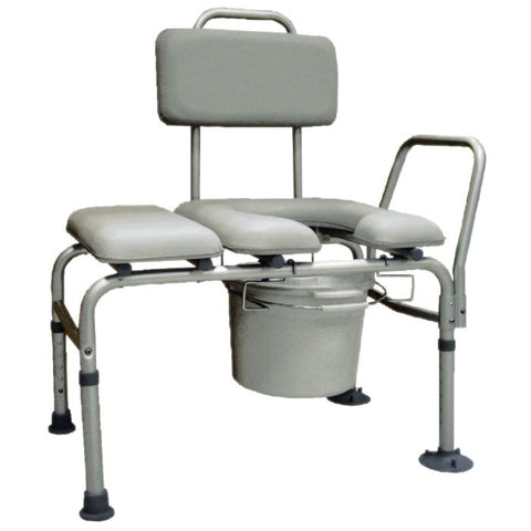 Drive Combination Padded Transfer Bench/Commode