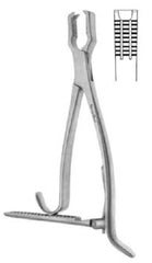 Bone Holding Forceps MeisterHand® Kern 6 Inch Length Surgical Grade German Stainless Steel NonSterile Ratchet Lock Plier Handle