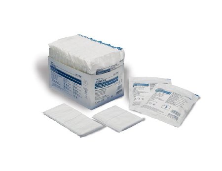 Cardinal Abdominal Pad Dermacea™ Nonwoven Fluff 7-1/2 X 8 Inch Rectangle Sterile