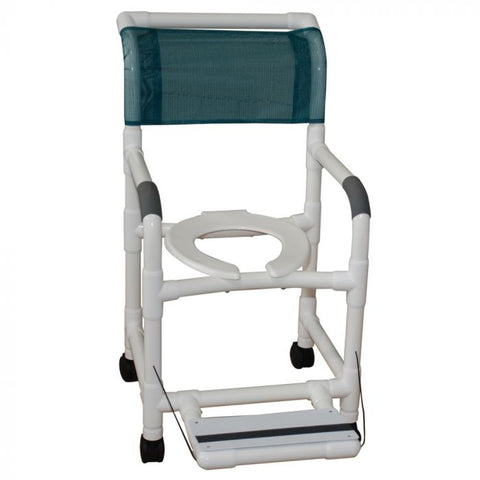 Wheeled Shower Chairs with Footrest