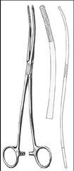 BR Surgical Dressing Forceps BR Surgical Bozeman 10-1/2 Inch Length Floor Grade Stainless Steel Double Curved - M-568294-2262 - Each