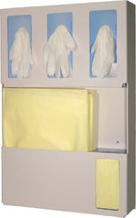 Bowman Manufacturing Hygiene Dispensing Station BOWMAN® Wall Mount Quartz Beige 4-1/2 X 16-1/2 X 25-1/4 Inch ABS Plastic - M-568423-4110 - Case of 1