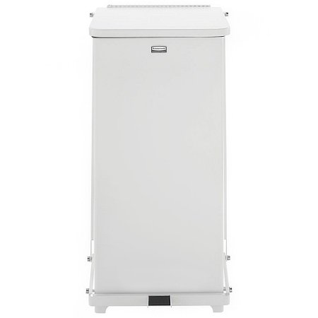 Lagasse Medical Waste Receptacle Rubbermaid® Defenders® 24 gal. Square White Steel Step On - M-570044-4410 - Each