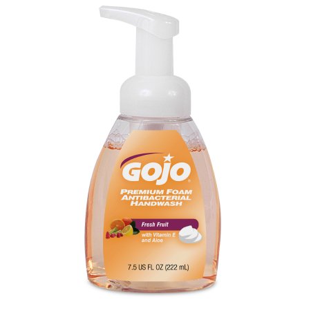 GOJO Antibacterial Soap GOJO® Premium Foaming 7.5 oz. Pump Bottle Fresh Fruit Scent
