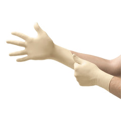 Microflex Medical Exam Glove COMFORTGrip™ X-Large NonSterile Latex Standard Cuff Length Fully Textured Natural Not Chemo Approved - M-571057-2242 - Case of 10