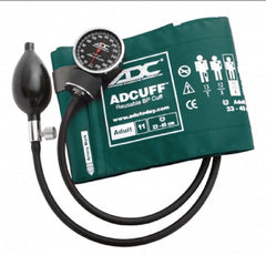 American Diagnostic Corp Aneroid Sphygmomanometer with Cuff Diagnostix™ 2-Tube Pocket Size Hand Held Adult Size 11 Cuff