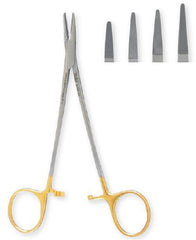 Miltex Quick Release Needle Holder 7 Inch Length Straight Serrated Jaw Finger Ring Handle - M-571814-3497 - Each