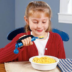 Patterson Medical Supply Adult Spoon Steady Spoon™ Built-up Handle Black