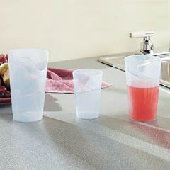 Patterson Medical Supply Graduated ADL Dysphagia Cup Nosey Cup 4 oz. Translucent Plastic Reusable