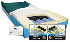 Span America Bed Mattress System PressureGuard® APM2 Safety Supreme™ Alternating Pressure / Lateral Rotation 35 X 75 X 7 Inch