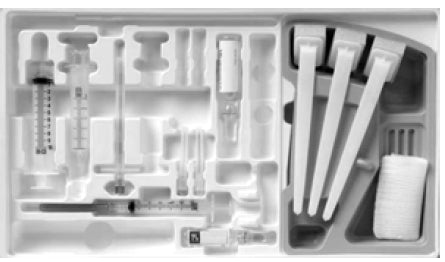 Becton Dickinson Epidural Tray Perisafe™ Single Shot Tuohy 18 Gauge 3-1/2 Inch