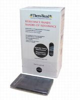 Performance Health Exercise Resistance Band Thera-Band® Dispensing System Black 5 Inch X 5 Foot X-Heavy Resistance