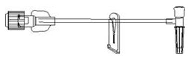 ICU Medical Extension Set 6 Inch Tubing 1 Port DEHP-Free - M-573504-3743 - Case of 50