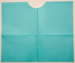 Tidi Products Bib Tidi® Die-Cut Neck Disposable Poly / Tissue