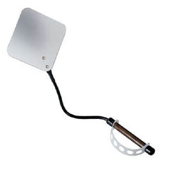 Patterson Medical Supply Inspection Mirror Flexible Para 5-1/2 Inch Mirror / 10 Inch Shaft Length / 5-1/2 Inch Handle Length