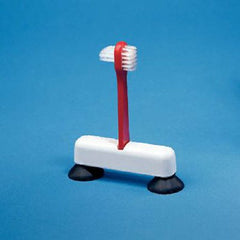 Patterson Medical Supply Denture Brush 2 Sided Bristle Red