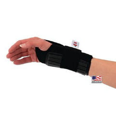 Patterson Medical Supply Wrist Support Core Reflex Neutral Position Rubber Right Hand Black Large