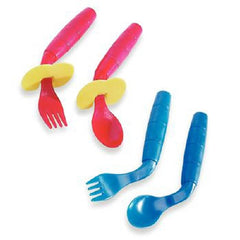 Patterson Medical Supply Curved Utensil Set EasieEaters™