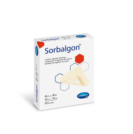 Hartmann Calcium Alginate Dressing Sorbalgon® 2 X 2 Inch Square Calcium Alginate Sterile