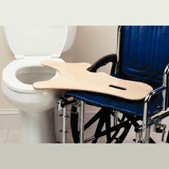 Patterson Medical Supply Commode Transfer Board 650 lbs. Weight Capacity White 7 Ply Birch Wood / Plastic