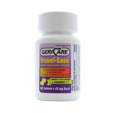 Nausea Relief Geri-Care® 25 mg Strength Tablet 100 per Bottle