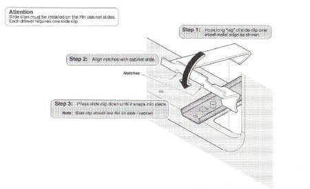 Midmark Drawer Stop Midmark® 204 Pass Through Drawers on Midmark 204 Table