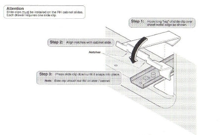 Midmark Drawer Stop Midmark® 204 Pass Through Drawers on Midmark 204 Table