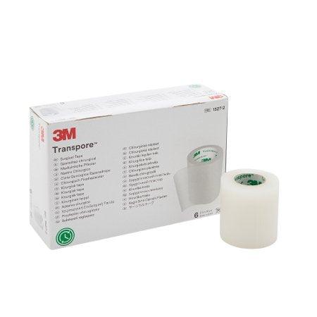 3M Medical Tape 3M™ Transpore™ Water Resistant Plastic 2 Inch X 10 Yard Transparent NonSterile