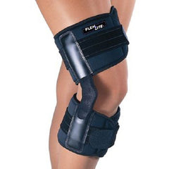 Patterson Medical Supply Hinged Knee Brace Flex-Lite™ X-Large Strap 21 to 24 Inch Circumference Left or Right Knee