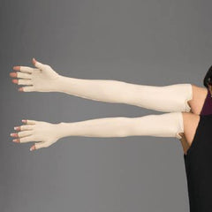 Patterson Medical Supply Compression Gloves Rolyan® Full Finger Medium Shoulder Length Left Hand Lycra® / Spandex - M-576837-2420 - Each