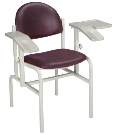 The Brewer Company Blood Drawing Chair Brewer 1500 Double Adjustable Armrests Clamshell