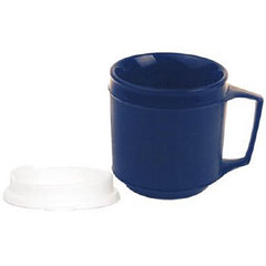 Patterson Medical Supply Drinking Mug Sammons Preston 8 oz. Blue Plastic Reusable