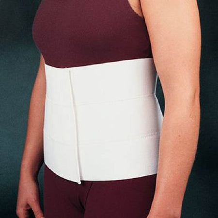 Patterson Medical Supply Abdominal Binder Medium Hook and Loop Closure 45 to 62 Inch Waist Circumference 12 Inch Adult
